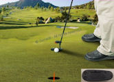 Golf putter laser